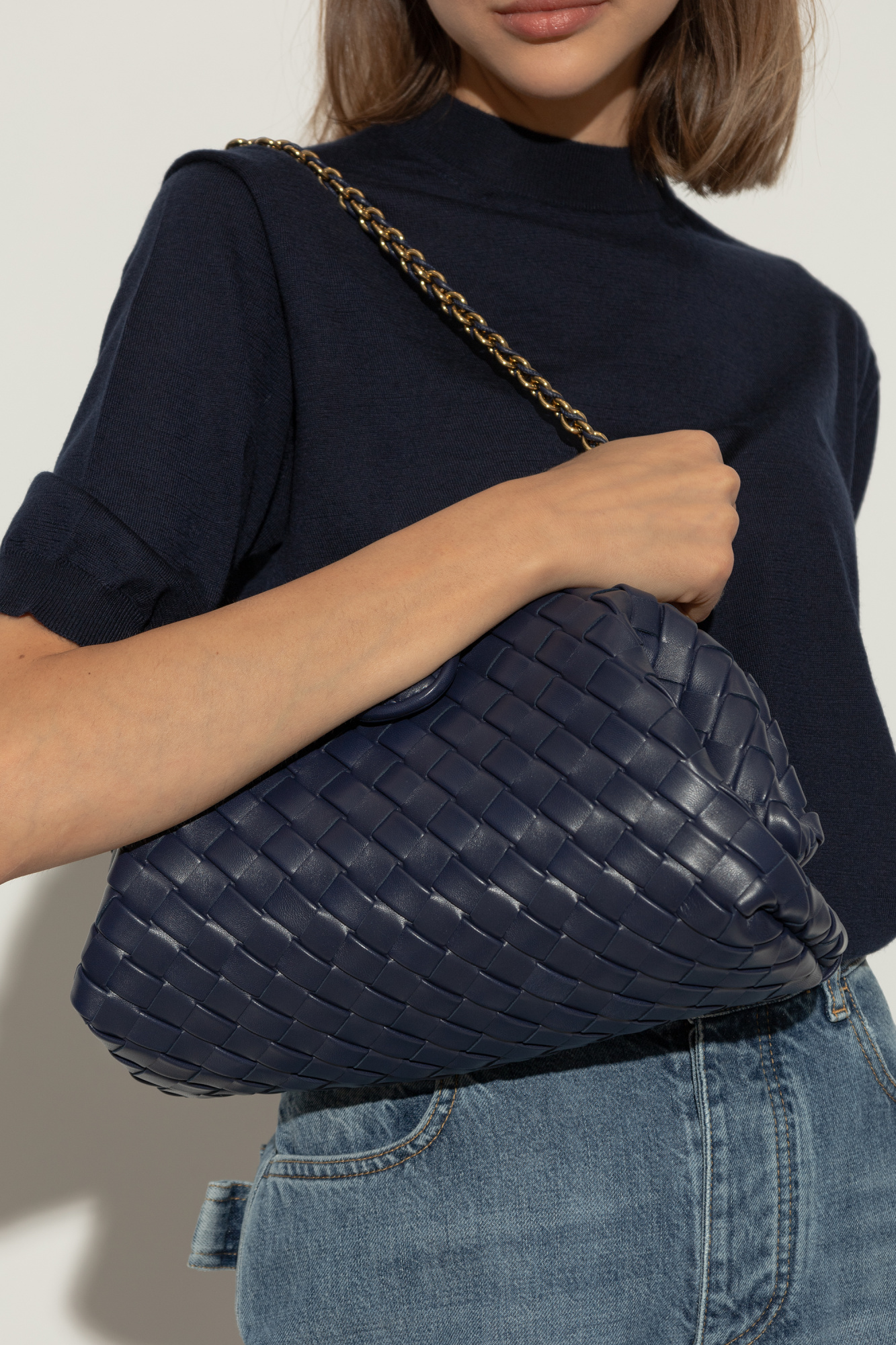 【BOTTEGA VENETA】ローレン 1980 バッグブルー Navy blue Shoulder bag Lauren 1980 Bottega Veneta - Vitkac Italy
